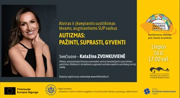 Įkvepiantis susitikimas tėvams su Katažina Zvonkuviene Klaipėdoje „Autizmas: pažinti, suprasti, gyventi“