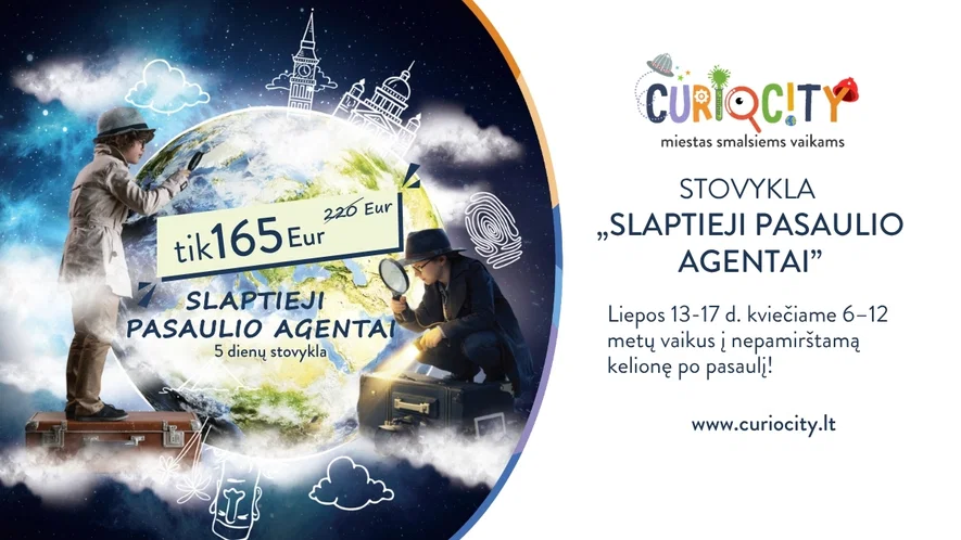 Stovykla „Slaptieji pasaulio agentai”