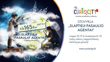 Stovykla „Slaptieji pasaulio agentai”