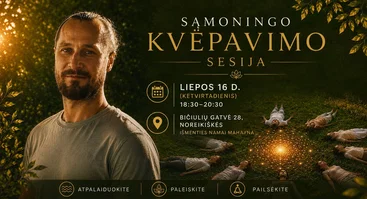 Atvira ketvirtadienio sąmoningo kvėpavimo sesija