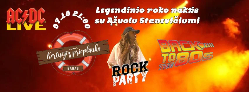 Legendinio roko naktis su Ąžuolu Stanevičiumi