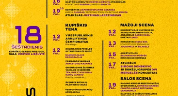 KUPIŠKIO MIESTO ŠVENTĖ „SALA 546. Vestuvinė“