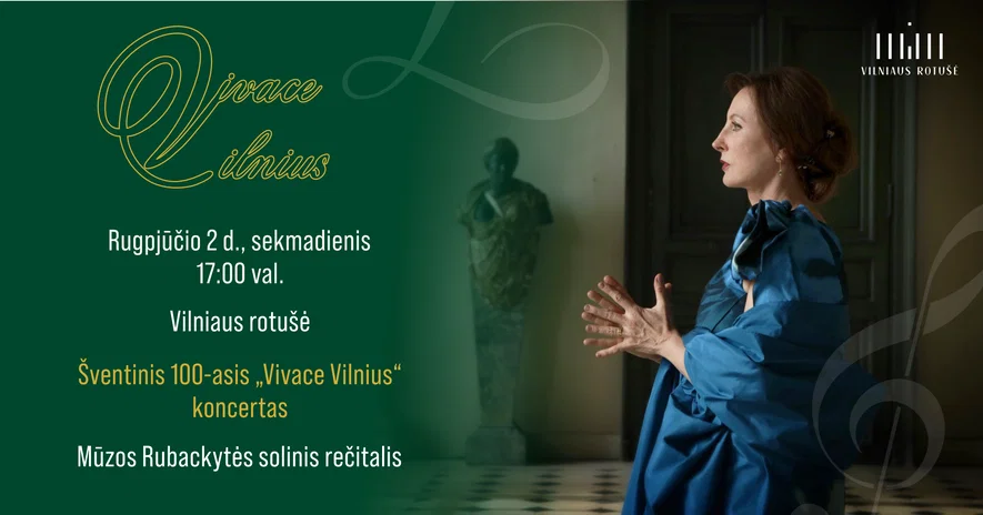Šventinis 100-asis ''Vivace Vilnius'' koncertas su Mūza Rubackyte