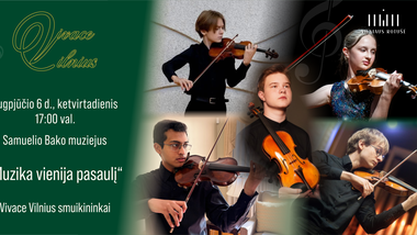 „Muzika vienija pasaulį” Vivace Vilnius