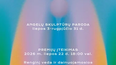 B. Kleizaitės-Vasaris konkurso meno premijų įteikimas. Renginį ves aktorius Giedrius Arbačiauskas