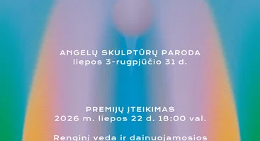 B. Kleizaitės-Vasaris konkurso meno premijų įteikimas. Renginį ves aktorius Giedrius Arbačiauskas