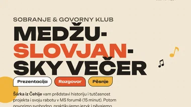 Medžuslovjansky večer: Šárka + govorny klub