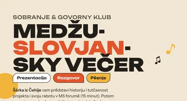 Medžuslovjansky večer: Šárka + govorny klub