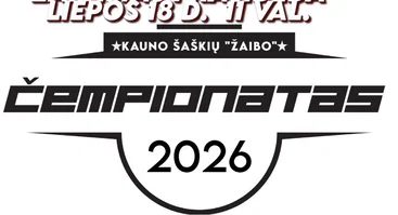 Kauno šaškių "Žaibo" čempionatas 2026