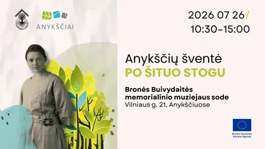 Anykščių šventė Bronės Buivydaitės muziejaus sode