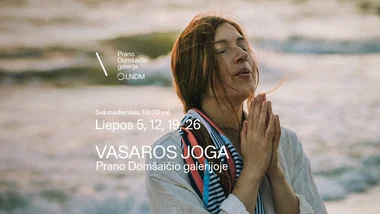 Vasaros joga Prano Domšaičio galerijoje