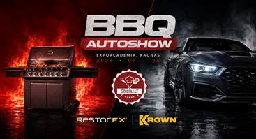 Griliai.lt BBQ Show | Ugnies, skonio ir grilio meistrų šou „Krown Kaunas Autoshow 2026“