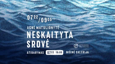 Agnės Matulionytės parodos „Neskaityta srovė“ atidarymas