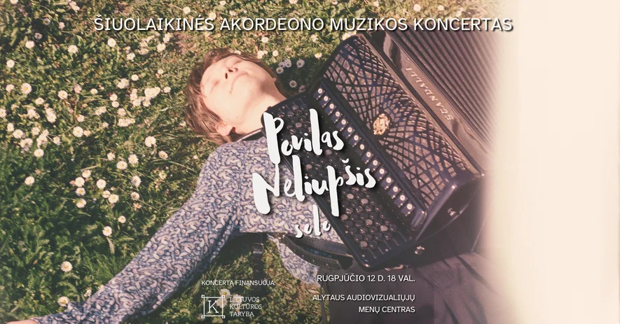 Povilo Neliupšio šiuolaikinės akordeono muzikos koncertas „SOLO“