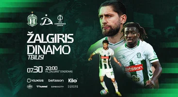 UEFA konferencijų lyga: „Žalgiris“ – „Dinamo Tbilisi“