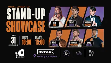Memel Comedy Co - STAND UP Showcase / HOFAS - Klaipėda / 07.31