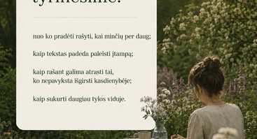 SUSTOTI. RAŠYTI. PALEISTI.