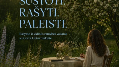 SUSTOTI. RAŠYTI. PALEISTI.