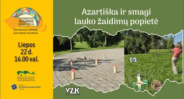 Azartiška ir smagi lauko žaidimų popietė