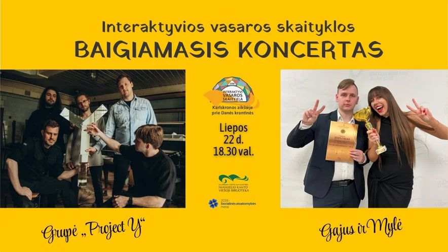 Interaktyvios vasaros skaityklos baigiamasis koncertas