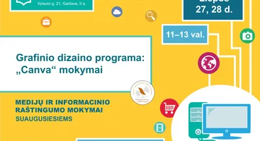 Nemokami grafinio dizaino mokymai suaugusiesiems