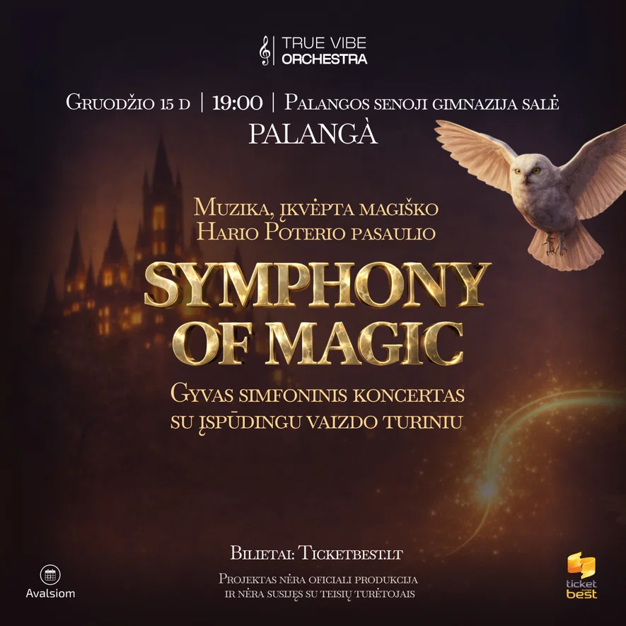 Symphony of Magic. Kino filmų muzikos koncertas
