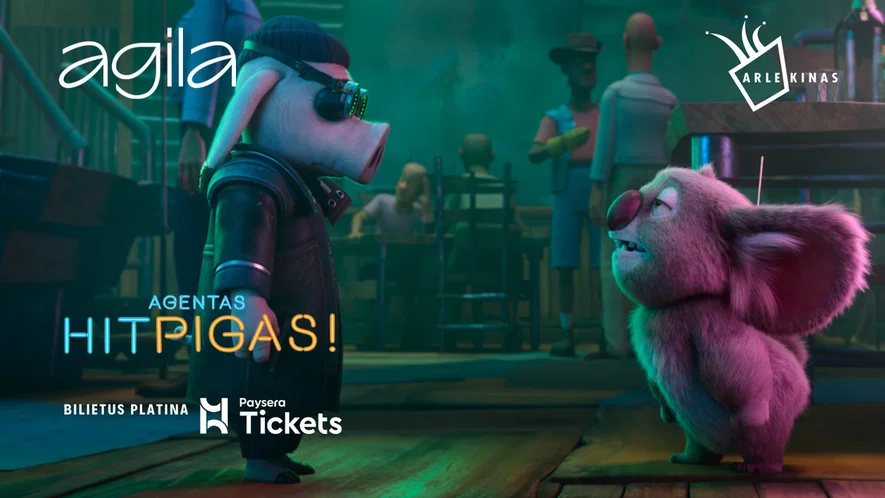 AGILA x ARLEKINAS: animacinis filmas „Agentas Hitpigas!“