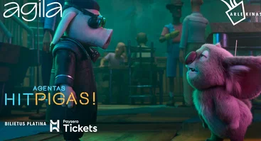 AGILA x ARLEKINAS: animacinis filmas „Agentas Hitpigas!“