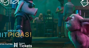 AGILA x ARLEKINAS: animacinis filmas „Agentas Hitpigas!“
