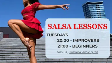 SALSA šokių pamokos pradedantiesiems