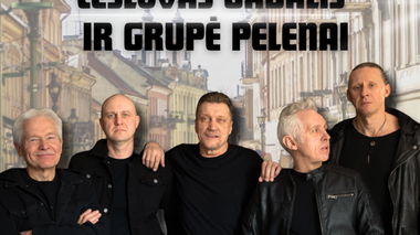 Česlovas Gabalis ir Pelenai - gyvo garso koncertas 