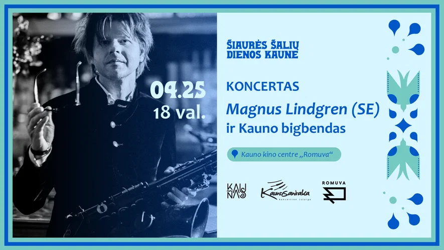 Skandinaviškas džiazas Kaune: Magnus Lindgren & Kauno bigbendas