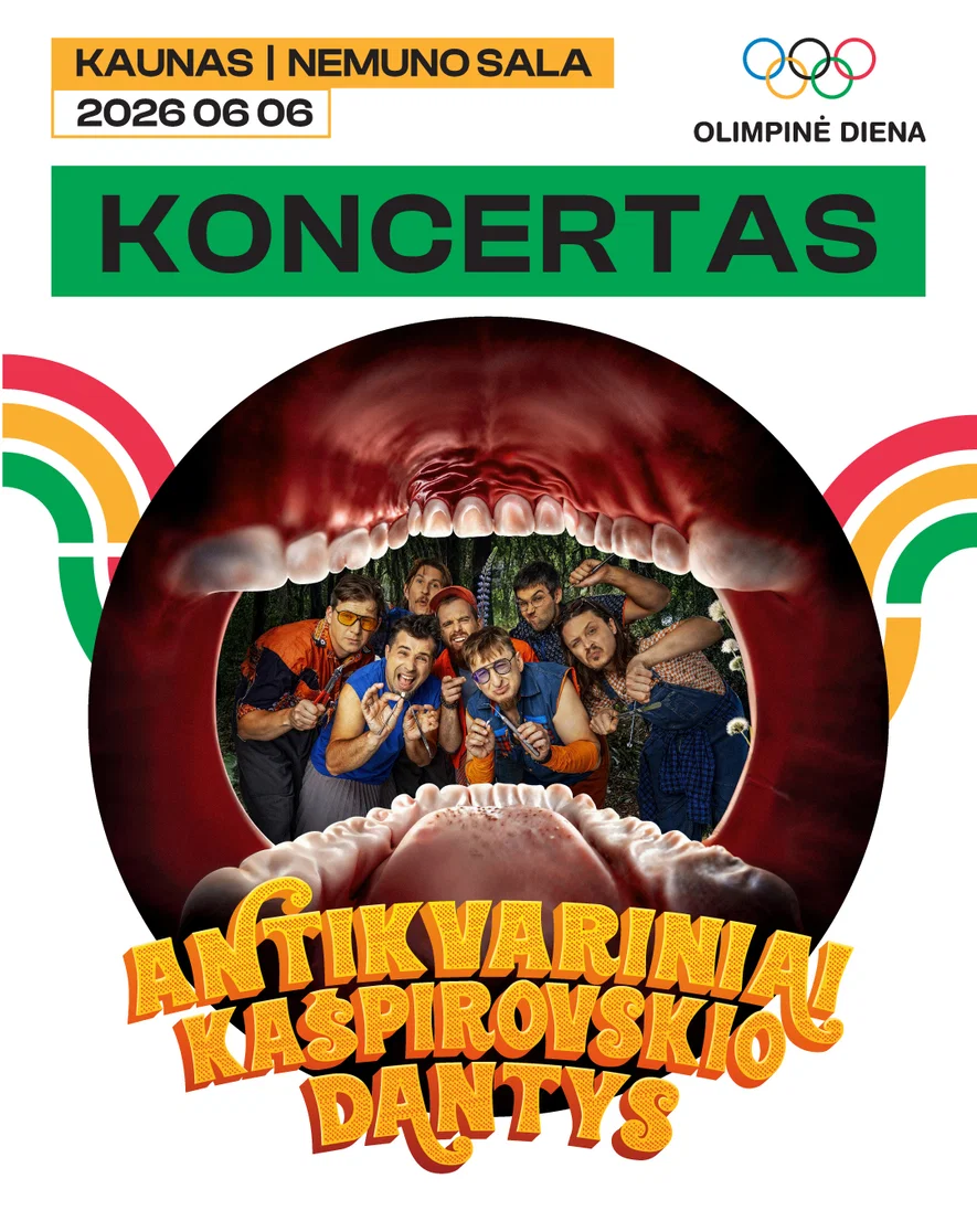 Grupės „Antikvariniai Kašpirovskio dantys“ koncertas Olimpinėje dienoje