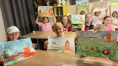 Kūrybinė pavasario stovykla "Jaunasis dailininkas" 7-14m. vaikams 