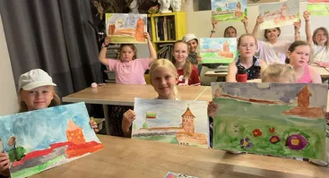 Kūrybinė pavasario stovykla "Jaunasis dailininkas" 7-14m. vaikams 
