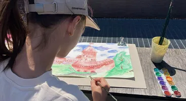 Kūrybinė pavasario stovykla "Jaunasis dailininkas" 7-14m. vaikams 