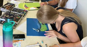 Kūrybinė pavasario stovykla "Jaunasis dailininkas" 7-14m. vaikams 