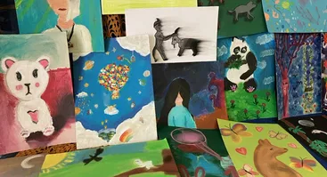 Kūrybinė pavasario stovykla "Jaunasis dailininkas" 7-14m. vaikams 