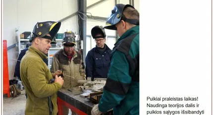 Trumpi Suvirinimo MMA, MIG/MAG, TIG mokymai. Teorija+Praktika (trukmė 3 val.)