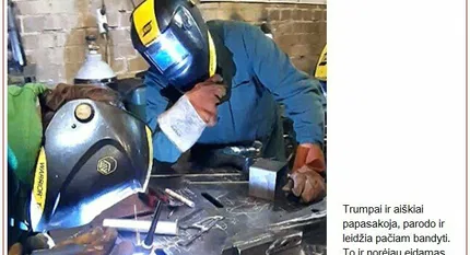 Trumpi Suvirinimo MMA, MIG/MAG, TIG mokymai. Teorija+Praktika (trukmė 3 val.)