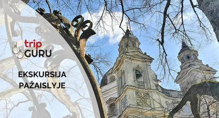 PAŽAISLIS. Ekskursija bažnyčioje ir vienuolyne.