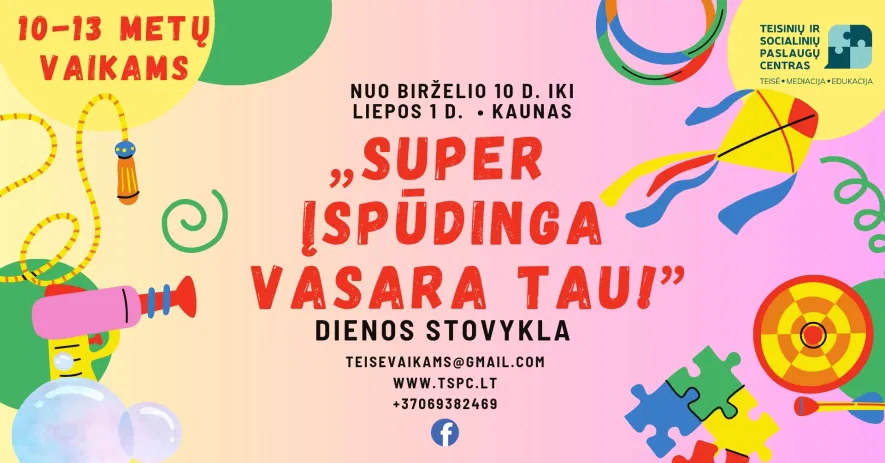 Nuotykių stovykla: SUPER ĮSPŪDINGA VASARA TAU! Nuotykių stovykla: SUPER ĮSPŪDINGA VASARA TAU!