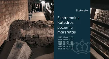 Ekstremali ekskursija Vilniaus katedros požemiuose