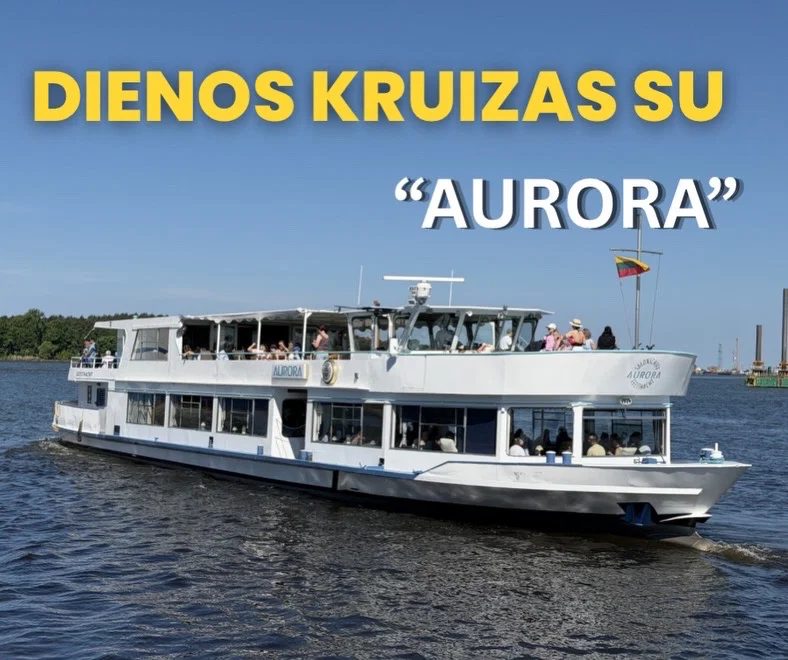 DIENOS KRUIZAI Į KURŠIŲ NERIJĄ LAIVU „AURORA“ NUO LIEPOS 4 DIENOS!