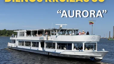 DIENOS KRUIZAI Į KURŠIŲ NERIJĄ LAIVU „AURORA“ NUO LIEPOS 4 DIENOS!