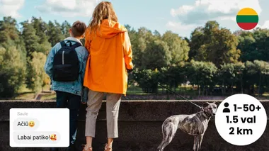 VYKSTA KASDIEN, JUMS PATOGIU METU. Orientacinis pasivaikščiojimo žaidimas BIRŠTONAS. Į SVEIKATĄ!