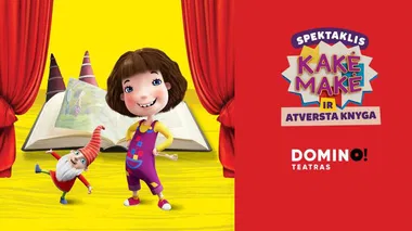  Žaismingas spektaklis „Kakė Makė ir atversta knyga“ 