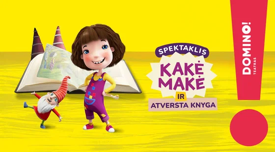 Žaismingas spektaklis „Kakė Makė ir atversta knyga“