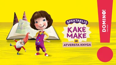  Žaismingas spektaklis „Kakė Makė ir atversta knyga“ 