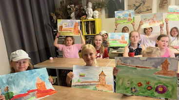 Kūrybinė vasaros stovykla "Jaunasis dailininkas" 7-14m. vaikams